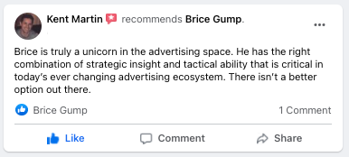 Kent — Facebook review