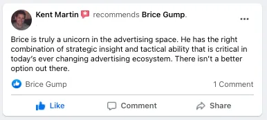 Kent — Facebook review